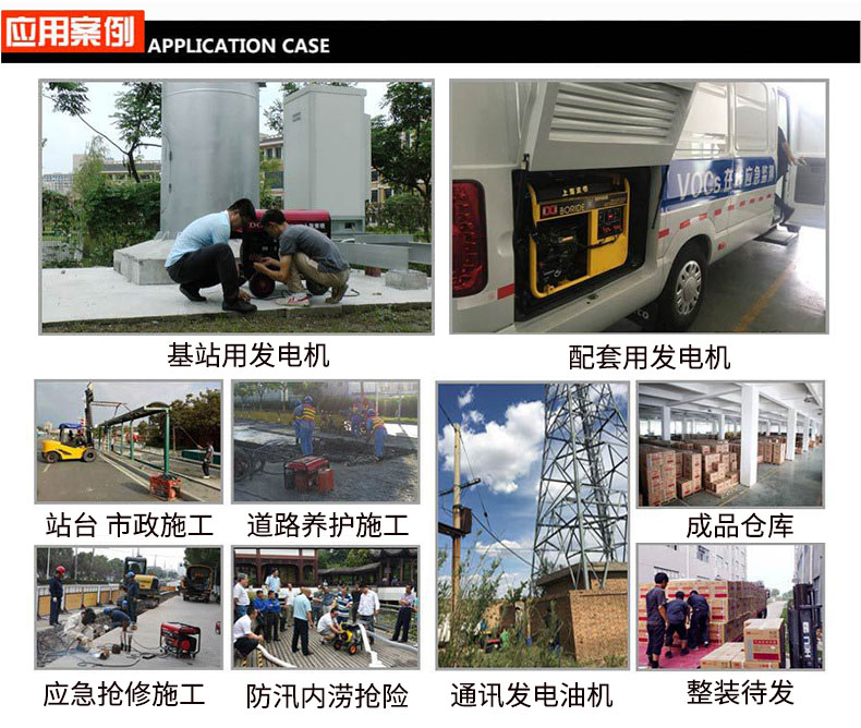 單相6kW無人值守ATS小型汽油發電機組應用案例