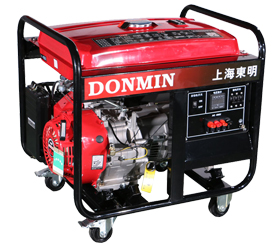 建筑施工三相7.5KW 汽油小型發(fā)電機組