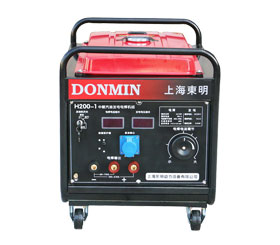 東明中頻永磁汽油發電電焊機-開架